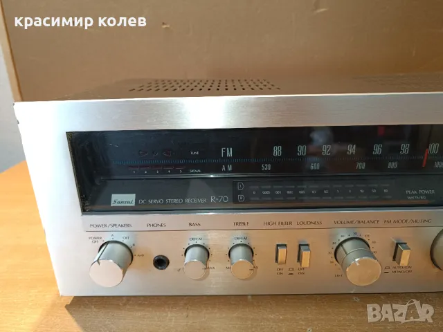 ресивър "SANSUI R-70", снимка 5 - Ресийвъри, усилватели, смесителни пултове - 48849684