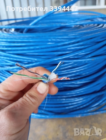 UTP LAN кабел , Лан ютп мрежови кабел за интернет и видеонаблюдение .305м, снимка 3 - Кабели и адаптери - 52211898