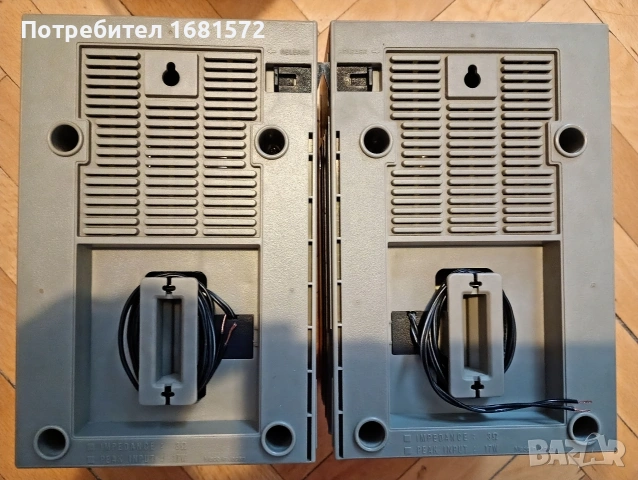 Комплект винтидж 80-ски Японски тонколони 3 ома, 17 вата, отлични, снимка 2 - Тонколони - 54206901