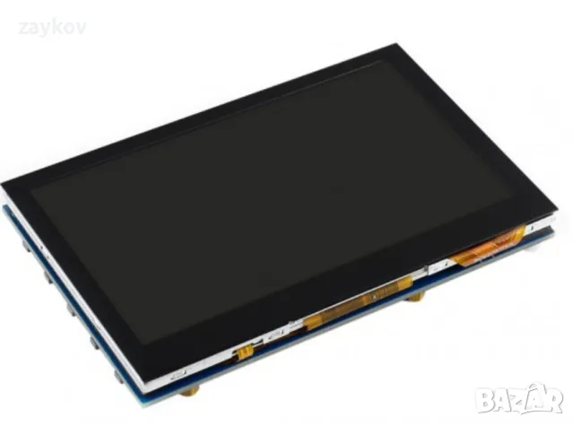 4,3-инчов капацитивен сензорен LCD екран (B), 800×480, HDMI, IPS, снимка 1 - Части и Платки - 46840703