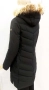 Големи размери дамско яке с естествен пух код - черно, снимка 2