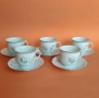 *Limoges*Франция непълен сервиз за чай/дълго кафе от фин порцелан, снимка 1