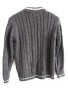 Нов мъжки пуловер едра плетка S размер, снимка 2