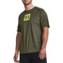 Мъжка тениска under armour tech print fill tee green, снимка 2