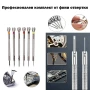 Професионални часовникарски финни отвертки комплект за ремонт на часовници смяна батерии часовникари, снимка 1