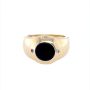 Златен мъжки пръстен 8,24гр. размер:65 14кр. проба:585 модел:23572-1, снимка 1 - Пръстени - 45408544