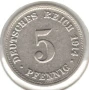Germany-5 Pfennig-1914 D-KM# 11-Wilhelm II-type 2-small shield, снимка 1