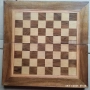 Класически дървен шах и табла , снимка 1