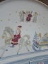 немска коледна порцеланова чиния     8/4, снимка 1