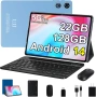 Таблет 2025 Android 14, 22GB RAM 128GB ROM 1TB Expansion, 10-инчов осемядрен таблет , снимка 1