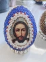 Ръчно ушити великденски яйца с икони, снимка 2