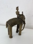 Стара индийска фигура на погонщик със слон. №7583, снимка 8