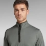 g-star half zip bound tweeter t - страхотна мъжка блуза КАТО НОВА С, снимка 1