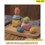 Монтесори детска игра, дървени камъчета за баланс - КОД 3607, снимка 11