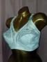 BODYWEAR 100 C Ретро бял дантелен сутиен без банели , снимка 5