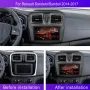 Мултимедия за, Dacia Sandero, Logan 2, Навигация, Android, Renault, Sandero, DACIA, 2 DIN, двоен дин, снимка 2