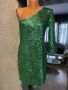 Дамска рокля с пайети, снимка 1 - Рокли - 45117913
