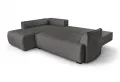 Ъглов диван мини Далас тъмно сив Wolf1409 -10% ДО КРАЯ НА МЕСЕЦА!, снимка 4