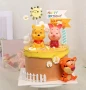 3 Бр Мечо Пух Тигър Прасчо фигурки и играчки украса за торта декор фигурка, снимка 5