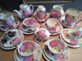Стар Руски чаен сервиз от Дулевски Фарфор 1987г. Ръчно изработен , снимка 1
