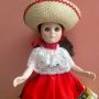 Винтидж кукла Effanbee 1976 Мис Мексико 28 см, снимка 1 - Колекции - 45270400