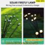 Водоустойчиви декоративни лампички за градина Светулки със соларен панел - КОД 3953, снимка 10