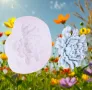 Силиконова роза пион молд, снимка 2
