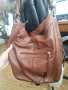 кафява чанта естествена кожа Made in Italy, снимка 3