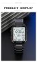 SKMEI Мъжки ръчен цифров часовник с каишка от неръждаема стомана + подарък, снимка 6