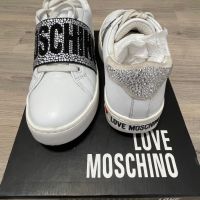 Love Moschino - Кожени спортни обувки , снимка 2 - Дамски ежедневни обувки - 45199492