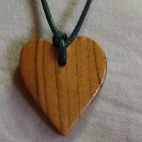 Колие сърце от дърво , снимка 6 - Сувенири от дърво - 45862038