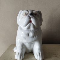 Порцеланова статуетка куче, снимка 1 - Статуетки - 45694184