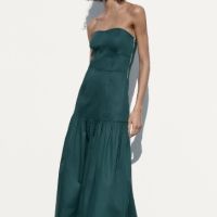Zara рокли в зелено, снимка 8 - Рокли - 43340464