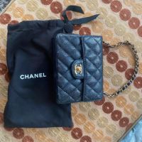 Chanel Mini Caviar discontinued чанта, снимка 7 - Чанти - 45158483