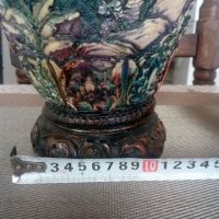 Антикварна,красива и уникална,китайска ваза.Подписана., снимка 10 - Колекции - 45146772