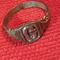 Старинен пръстен сачан над стогодишен - 73811, снимка 6 - Антикварни и старинни предмети - 29013615