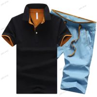 Мъжки летен комплект от две части, къси панталони и риза, 9цвята , снимка 4 - Други - 45266422