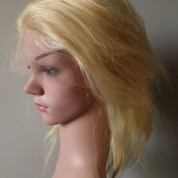 Руса лейс фронт перука естествена коса 35/40 см, снимка 7 - Аксесоари за коса - 45341942