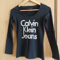 Оригинална черна блуза Calvin Klein Jeans , снимка 1 - Блузи с дълъг ръкав и пуловери - 45112240