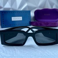 Gucci 2024 дамски слънчеви очила правоъгълни, снимка 2 - Слънчеви и диоптрични очила - 45440689