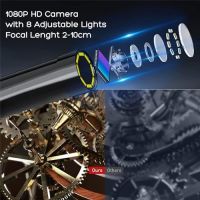 Нова Преносима Инспекционна Камера 2.4" HD Екран, 8mm Леща Бороскоп Ендоскоп, снимка 3 - Друга електроника - 45496094