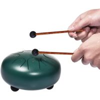 Метален барабан, прекрасен подарък, tank drum, барабан език, tongue drum, за медитация и йога, снимка 2 - Ударни инструменти - 45383112