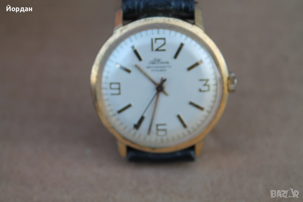 Швейцарски мъжки часовник ''Albion'' /17 камъка/, снимка 1