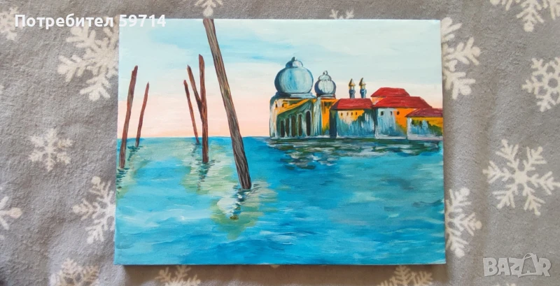 Картина "Венеция", снимка 1