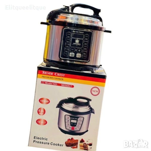 Мултифункционален електрически уред за готвене под налягане Silver Crest 10 в 1, снимка 1