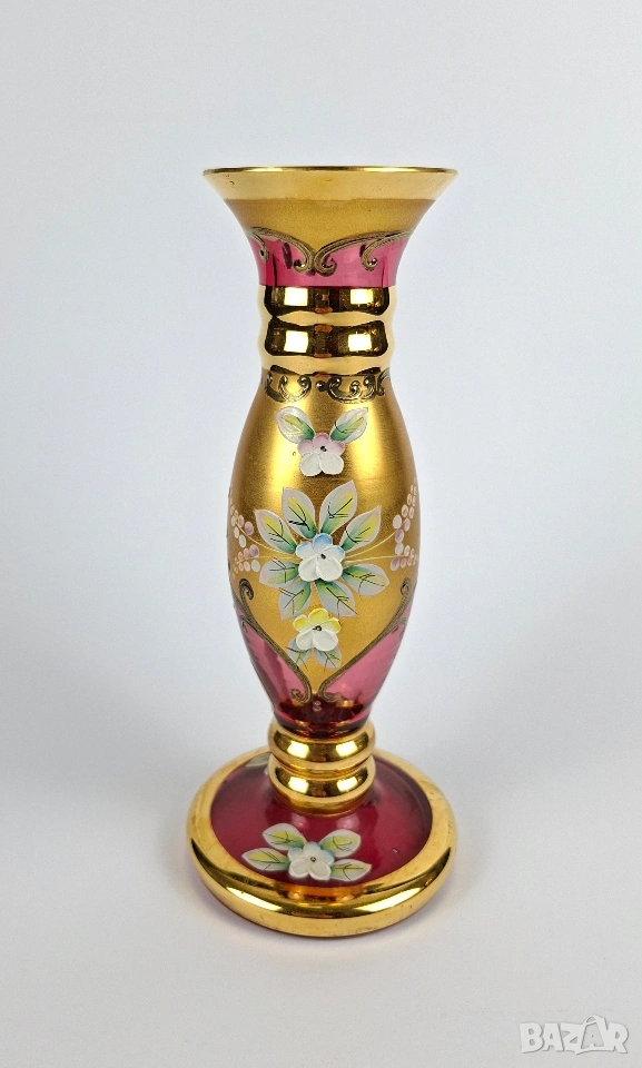 Ръчно рисувана ваза Joska (Германия), снимка 1