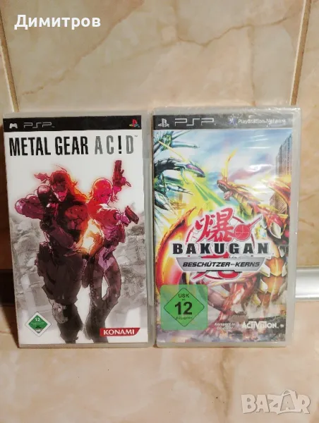 Metal Gear Acid+Bakugan psp, снимка 1