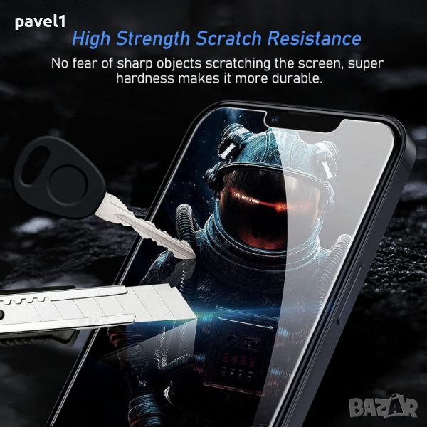 Blukar 3бр. протектори за iPhone 14/13/13 Pro 6,1 инч Screen Protector, снимка 1