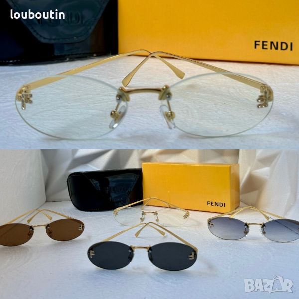 Fendi прозрачни слънчеви,очила за компютър диоптрични рамки, снимка 1