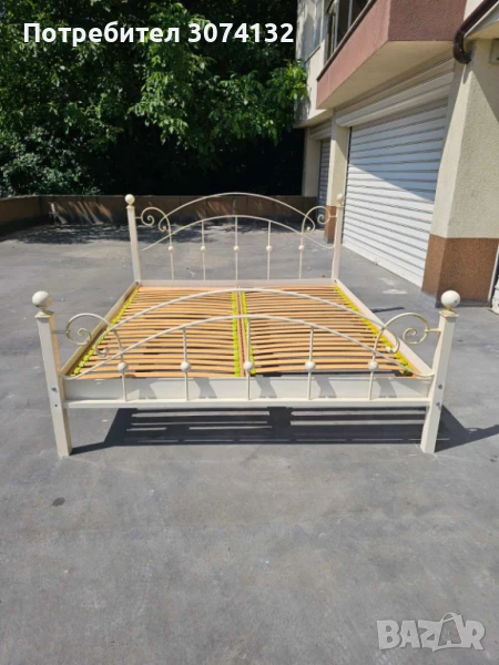 Масивна метална спалня, снимка 1